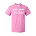 thumbnail image 1 of P&B Science Knows Sarcasm Men's T-shirt, Azalea Pink, M, 1 of 2
