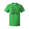 thumbnail image 1 of P&B Squirrel Riding Bike Men's T-shirt, M, Green, 1 of 2