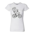 thumbnail image 1 of P&B Squirrel Riding Bike Women's T-shirt, 3XL, White, 1 of 2