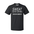 thumbnail image 1 of P&B Sweat Is Fat Crying Show No Mercy Men's T-shirt, Black, XL, 1 of 2