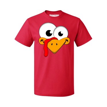Custom Thanksgiving Turkey Face Shirt: Funny Matching Family Group Tee