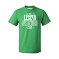 thumbnail image 1 of P&B The Legend Has Retired 2021 Funny Men's T-shirt, 3XL, Green, 1 of 2