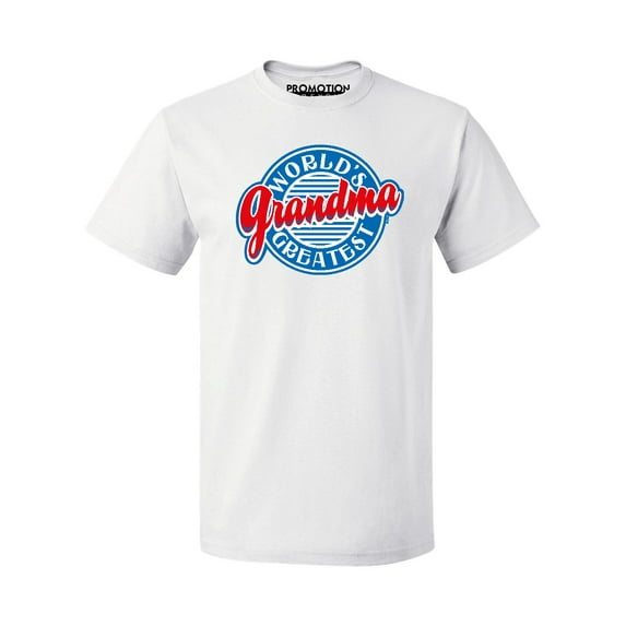 P&B World's Greatest Grandma Funny Men's T-shirt, White, S