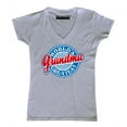 thumbnail image 1 of P&B World's Greatest Grandma Funny Women's V-neck, White, XL, 1 of 2