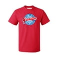 thumbnail image 1 of P&B World's Greatest Grandpa Funny Men's T-shirt, 3XL, Red, 1 of 2