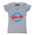 thumbnail image 1 of P&B World's Greatest Mom Funny Women's V-neck, White, 2XL, 1 of 2