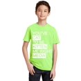 thumbnail image 1 of P&B You Cat to Be Kitten Me Right Meow Youth T-shirt, Lime, L, 1 of 2