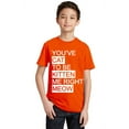 thumbnail image 1 of P&B You Cat to Be Kitten Me Right Meow Youth T-shirt, Orange, XS, 1 of 2