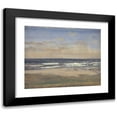 thumbnail image 1 of P. C. Skovgaard 14x12 Black Modern Framed Museum Art Print Titled - The Beach at Rageleje (1842 - 1843), 1 of 1