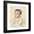 thumbnail image 1 of P. C. Skovgaard 14x18 Black Modern Framed Museum Art Print Titled - Portrait of Painter Carlo Dalgas. (1844 - 1845), 1 of 5