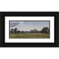 thumbnail image 1 of P. C. Skovgaard 18x10 Black Ornate Wood Framed Double Matted Museum Art Print Titled - The Meadows at Dortheaslyst (1870 - 1875), 1 of 5