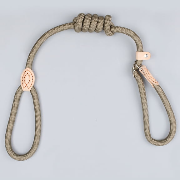 P Chain Dog Leash Slip Collar Pet Walking Leads Nylon Dog Mountain Climbing Rope Puppy Pet Traction For Small Medium Large Dogs