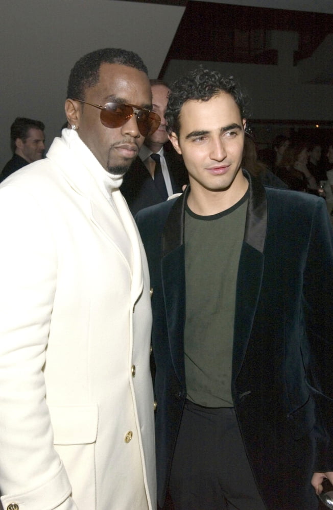 P. Diddy, Zac Posen At The AfterParty For Zac Posen Fall 2006