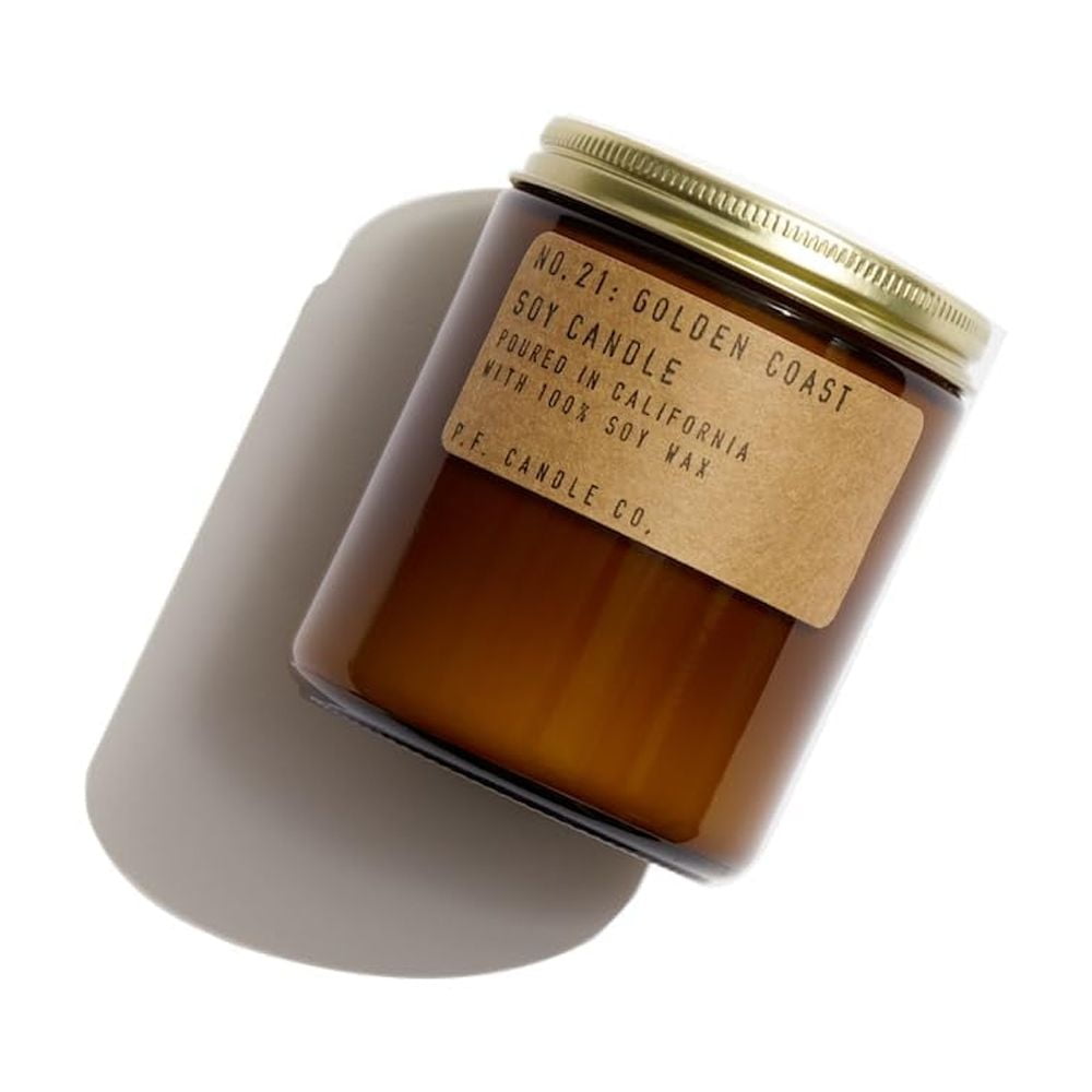 Golden Coast Amber Jar 7.2oz Scented Soy Candle