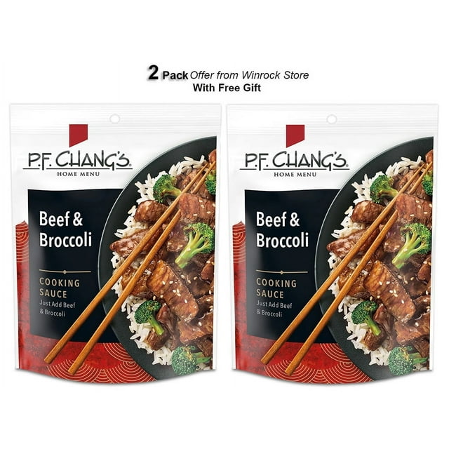P.F. Chang's Home Menu Beef and Broccoli Cooking Sauce and Marinade, 8 oz (2 Pack Offer)