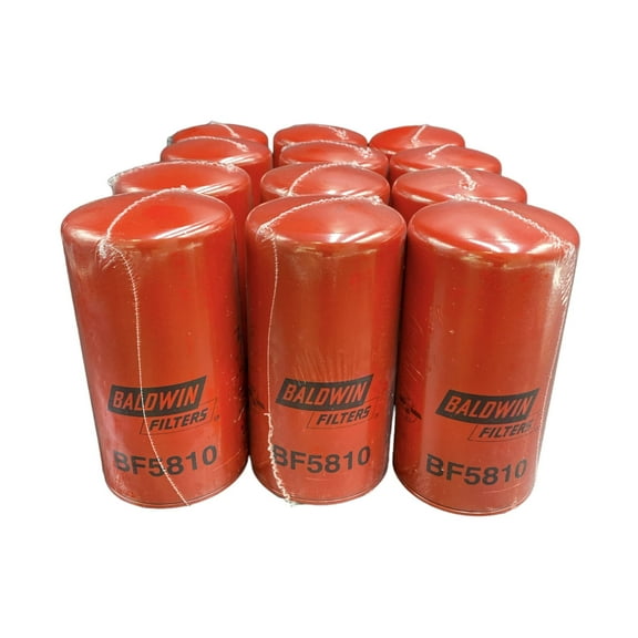 P&F Fuel Filter BF5810 Pack of 12 Replace Detroit Diesel 23518482, FF5206, P556916