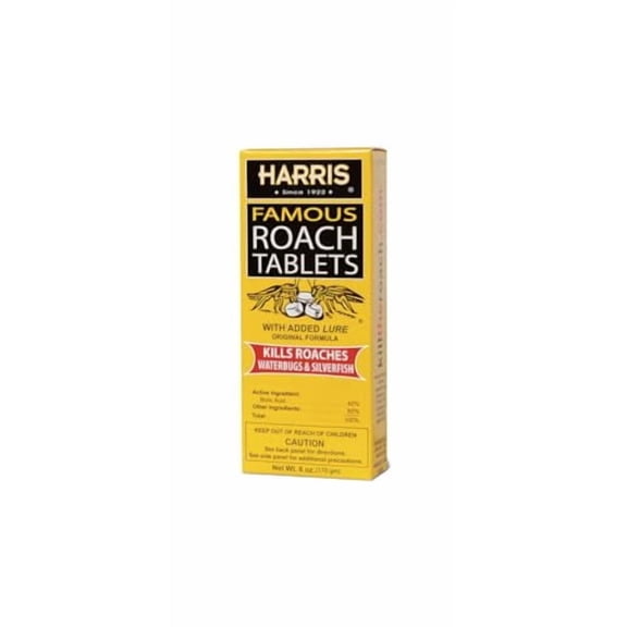 P. F. Harris Roach Tablets - Boric Acid Cockroach Killer - 6 oz - Tablets