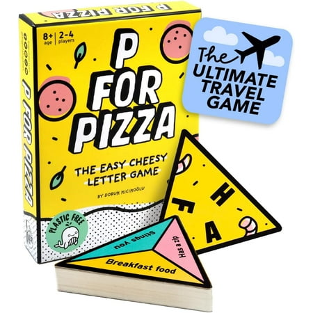 Big Potato P for Pizza Travel Card Game Great for Adults and Kids Perfect for Holidays and Camping Compact and Travel Friendly