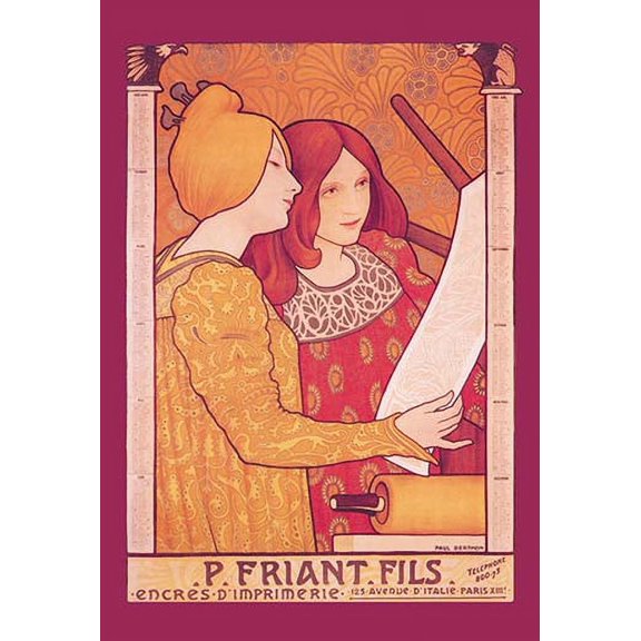 P. Friant Fils Fine art canvas print (20" x 30")