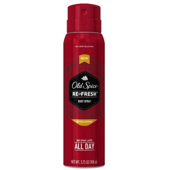 P & G Old Spice Re-Fresh Body Spray, 3.75 oz