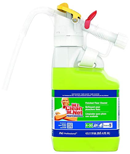 P&G Professional Mr. Clean Finished Floor Cleaner, Dilute2Go, 1.18 ...