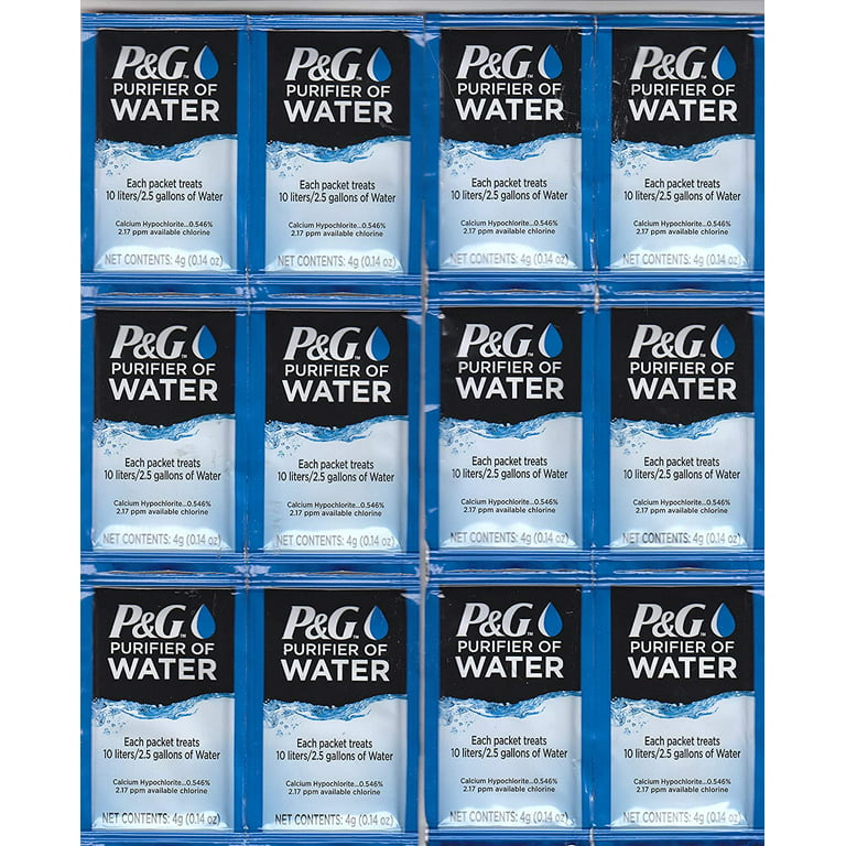 P & G Water Purifying Sachets
