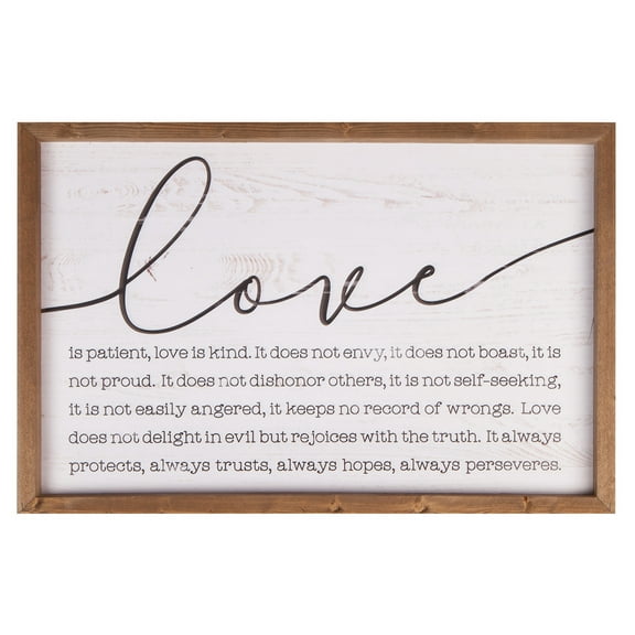 P. Graham Dunn Indoor/Outdoor Pine Message Signs, 24.25 in x 2.35 in
