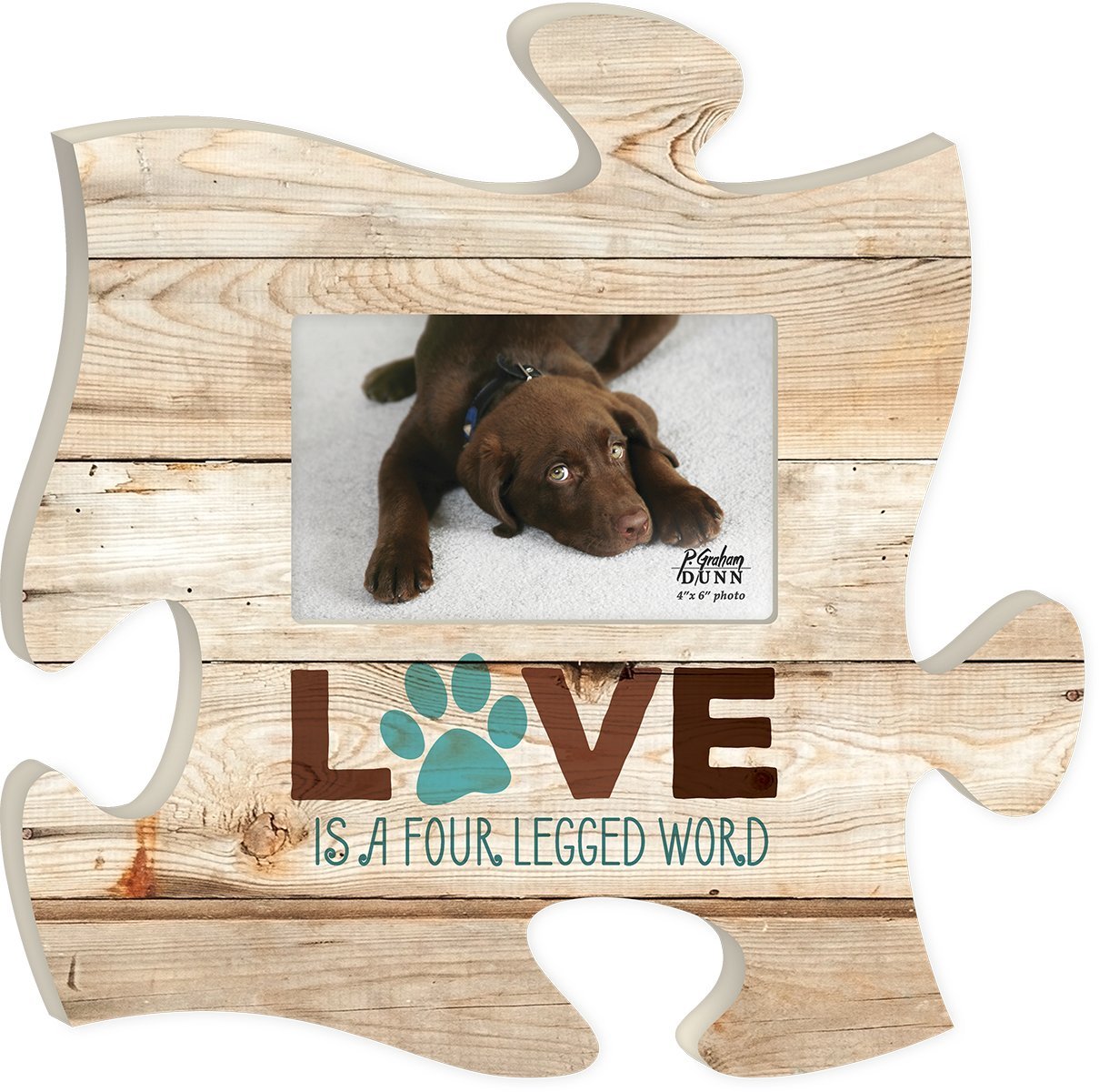 P. Graham Dunn Natural Wood Puzzle Piece Plaque - Walmart.com