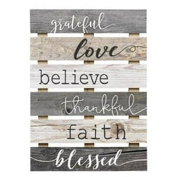 P. Graham Dunn Sentiments Pallet Sign, 17 x 23.5 inches