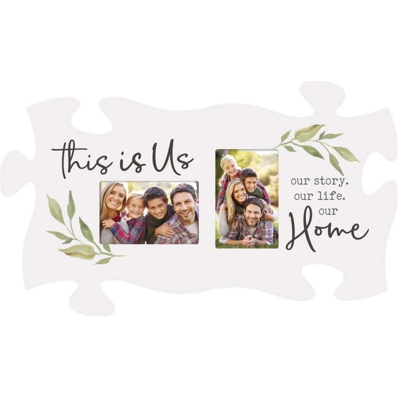 P.Graham Dunn PUF0332 Puzzle Pieces Artwork Photo Frame - This Is Us Collage