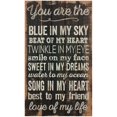 thumbnail image 1 of P. Graham Dunn You are The Love of My Life Distressed DeAluminum Sign Wood Pallet Wall Art Aluminum Sign Plaque Size: 16 x 12 Inches, 1 of 4