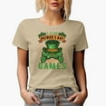 thumbnail image 1 of P Is for Playing Games, St. Patrick's Day, Tan T-Shirt, Large, 1 of 5