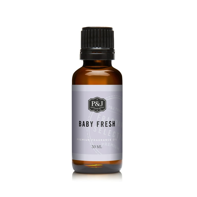 P&J Baby Fresh Premium Fragrance Oil for Candle Making & Soap Making,  Lotions, Haircare, Perfume, Diffuser Oils Scents - 30ml