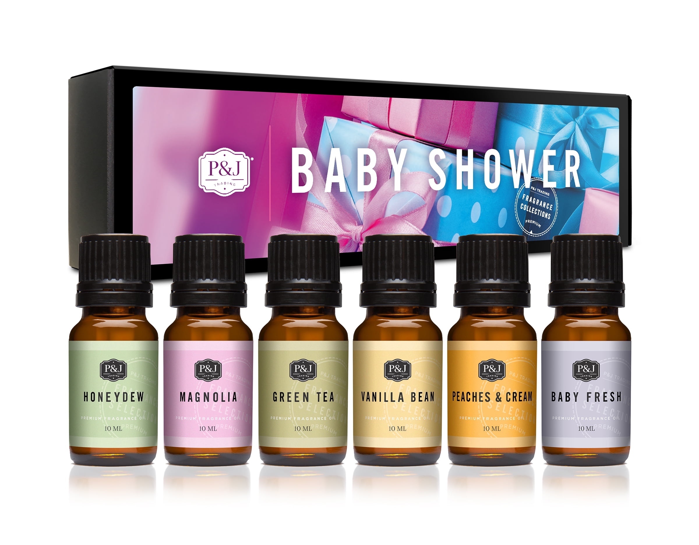 P&J Baby Shower Set of 6 Premium Fragrance Oil for Candle Making & Soap  Making, Lotions, Haircare, Diffuser Oils Scents