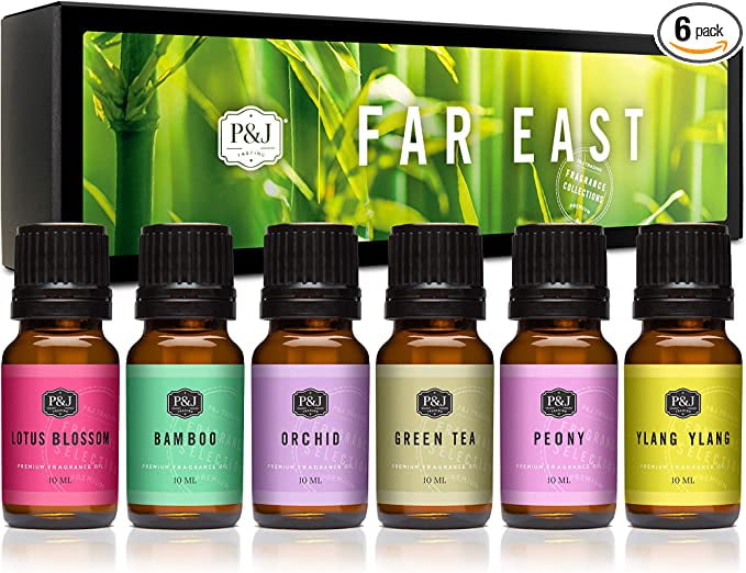 Far East Aromatherapy Fragrance Oil Set - 10ml, 6-Pack