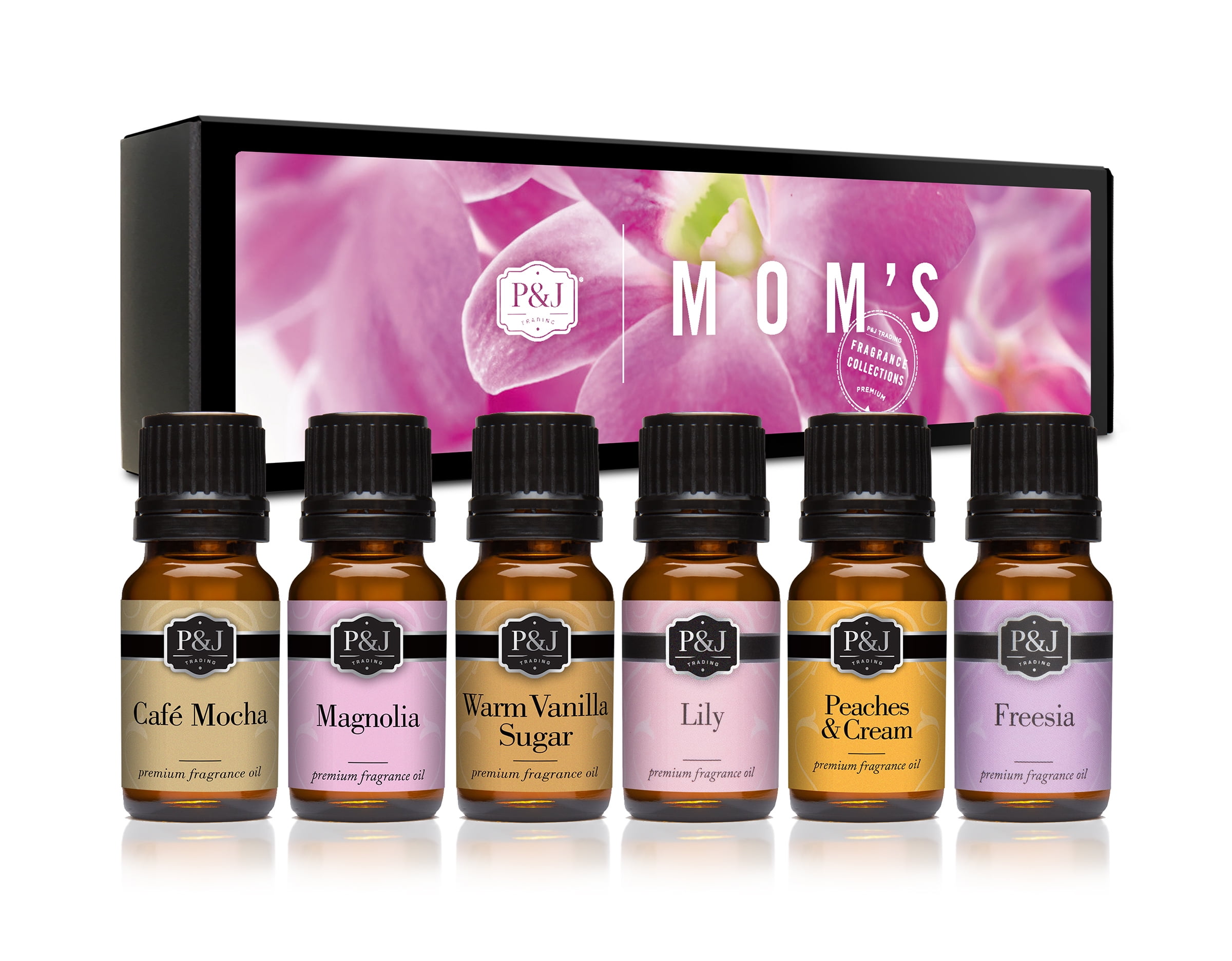 P&J Fragrance Oil Moms Set of 6 Scented Oil for Soap Making