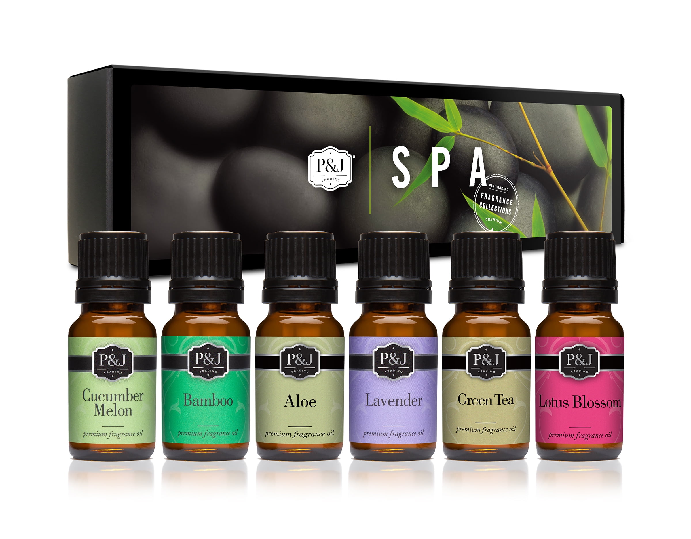 P&J Fragrance Oil Spa Set of 6 Scented Oil for Soap Making