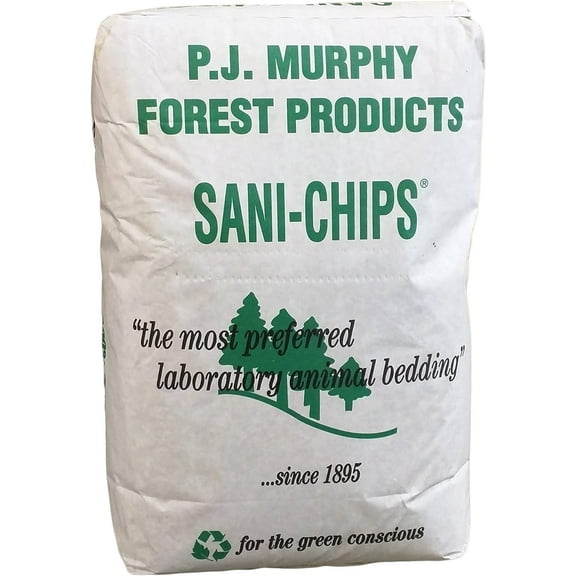P.J Murphy Forest Products Sani-Chips, Bulk Sani Chips Bedding, 22.9 lbs