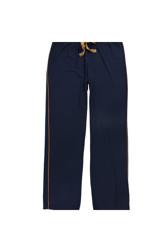 P.J. Salvage Womens 2-Tone Pajama Lounge Pants, Blue, Small