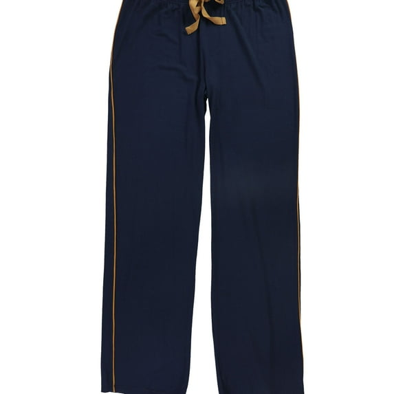 P.J. Salvage Womens 2-Tone Pajama Lounge Pants, Blue, Small