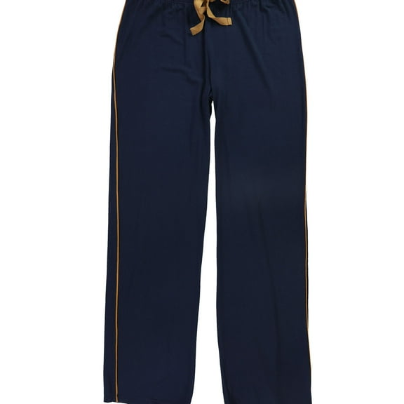 P.J. Salvage Womens 2-Tone Pajama Lounge Pants, Blue, Small