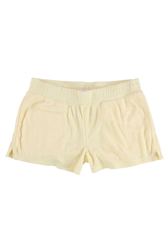 P.J. Salvage Womens Beach Vibe Classics Pajama Shorts, Yellow, Small