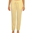 thumbnail image 1 of P.J. Salvage Womens Beach Vibe Classsics Pajama Jogger Pants, Yellow, Small, 1 of 5