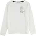 thumbnail image 1 of P.J. Salvage Womens Beaded Skull Pajama Sweater, White, Small, 1 of 1