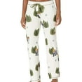 thumbnail image 1 of P.J. Salvage Womens Bears, Moose, And Trees Pajama Lounge Pants, Beige, Small, 1 of 2