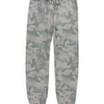 thumbnail image 1 of P.J. Salvage Womens Camouflage Embroidered Pajama Jogger Pants, Grey, X-Small, 1 of 2