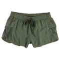 thumbnail image 1 of P.J. Salvage Womens Cargo Pajama Shorts, Green, Small, 1 of 2