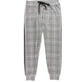 thumbnail image 1 of P.J. Salvage Womens Checkered Houndstooth Pajama Jogger Pants, Grey, Medium, 1 of 2