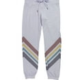thumbnail image 1 of P.J. Salvage Womens Chevron Stripes Pajama Jogger Pants, Blue, Small, 1 of 2