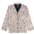 thumbnail image 1 of P.J. Salvage Womens Clink Button Down Pajama Tops, Pink, Large, 1 of 2